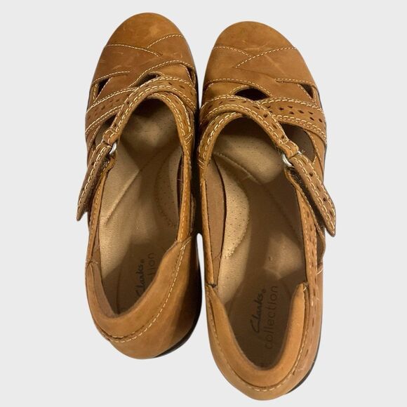 Clarks Collection Roseville Leather Mary Jane Shoes Women's Size 7.5M SN #22545 - Picture 5 of 10